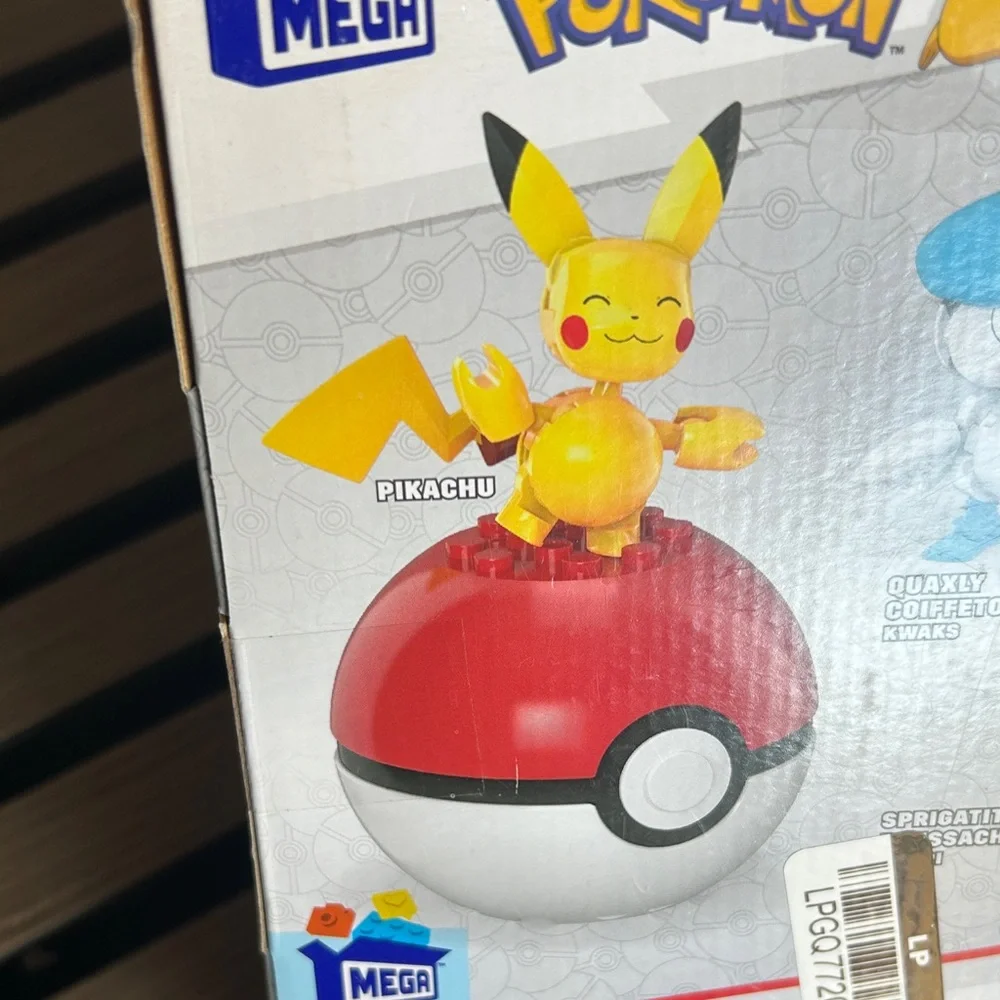 Mega Pokemon Paldea Region Team Building Set 79 Pcs HPX92 Pikachu Sprigatito